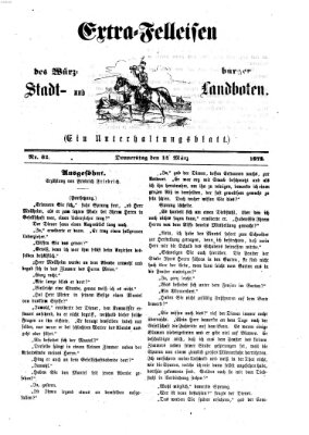 Extra-Felleisen (Würzburger Stadt- und Landbote) Donnerstag 14. März 1872
