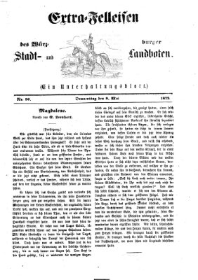 Extra-Felleisen (Würzburger Stadt- und Landbote) Donnerstag 9. Mai 1872