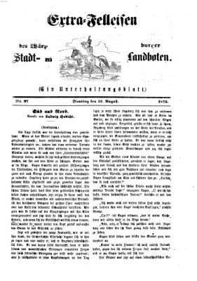 Extra-Felleisen (Würzburger Stadt- und Landbote) Dienstag 13. August 1872