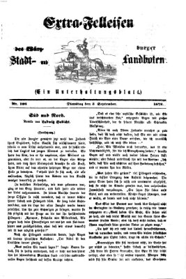 Extra-Felleisen (Würzburger Stadt- und Landbote) Dienstag 3. September 1872