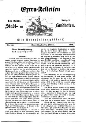 Extra-Felleisen (Würzburger Stadt- und Landbote) Donnerstag 24. Oktober 1872