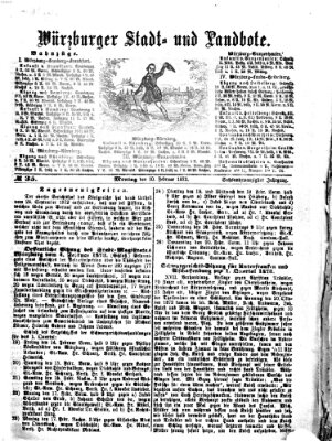 Würzburger Stadt- und Landbote Montag 10. Februar 1873