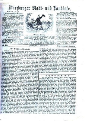 Würzburger Stadt- und Landbote Freitag 14. Februar 1873