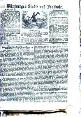 Würzburger Stadt- und Landbote Dienstag 3. Juni 1873
