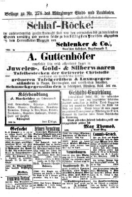 Würzburger Stadt- und Landbote Freitag 21. November 1873