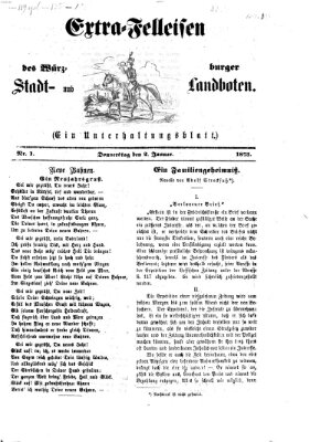 Extra-Felleisen (Würzburger Stadt- und Landbote) Donnerstag 2. Januar 1873