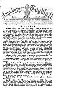 Augsburger Tagblatt Freitag 10. März 1871