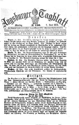 Augsburger Tagblatt Montag 2. Juni 1873