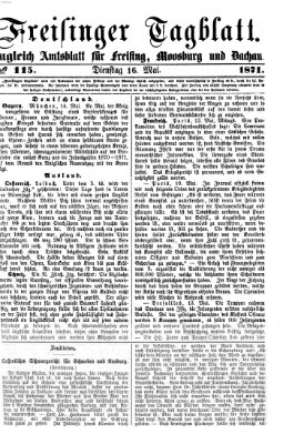 Freisinger Tagblatt (Freisinger Wochenblatt) Dienstag 16. Mai 1871