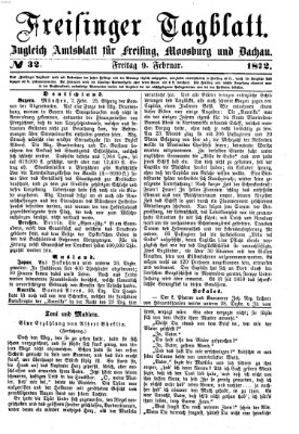 Freisinger Tagblatt (Freisinger Wochenblatt) Freitag 9. Februar 1872