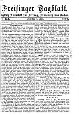 Freisinger Tagblatt (Freisinger Wochenblatt) Dienstag 8. Juli 1873