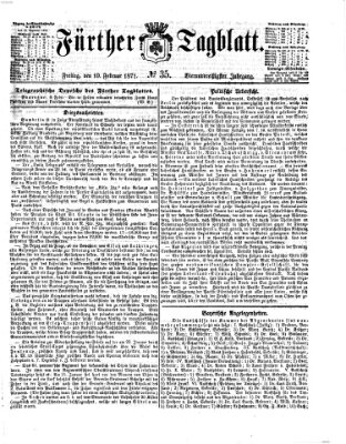Fürther Tagblatt Freitag 10. Februar 1871