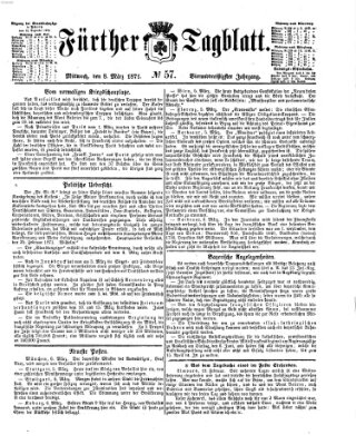 Fürther Tagblatt Mittwoch 8. März 1871