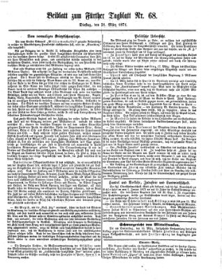 Fürther Tagblatt Dienstag 21. März 1871