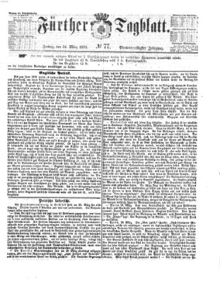 Fürther Tagblatt Freitag 31. März 1871