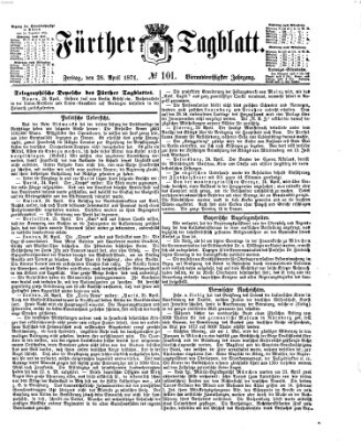 Fürther Tagblatt Freitag 28. April 1871