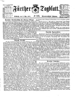 Fürther Tagblatt Mittwoch 3. Mai 1871