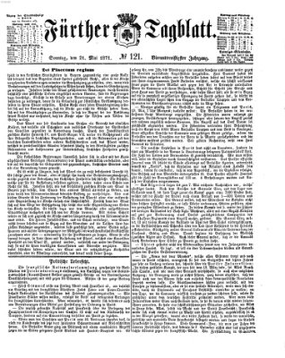 Fürther Tagblatt Sonntag 21. Mai 1871