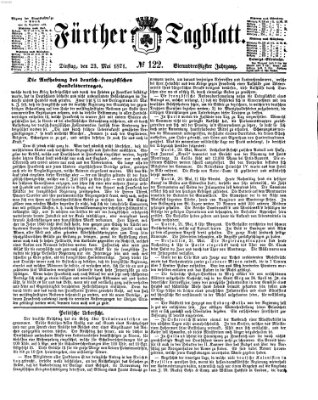 Fürther Tagblatt Dienstag 23. Mai 1871