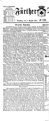 Fürther Tagblatt Samstag 5. August 1871