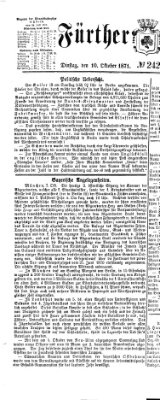 Fürther Tagblatt Dienstag 10. Oktober 1871