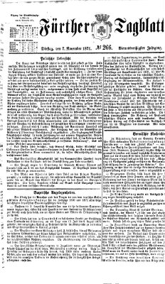 Fürther Tagblatt Dienstag 7. November 1871