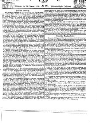 Fürther Tagblatt Mittwoch 31. Januar 1872