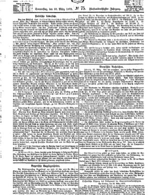 Fürther Tagblatt Donnerstag 28. März 1872