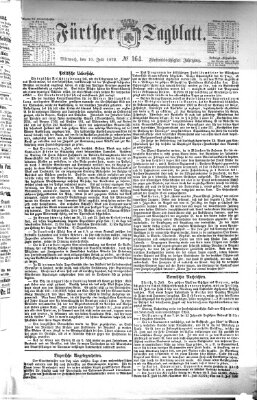 Fürther Tagblatt Mittwoch 10. Juli 1872