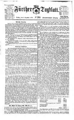 Fürther Tagblatt Dienstag 3. Dezember 1872