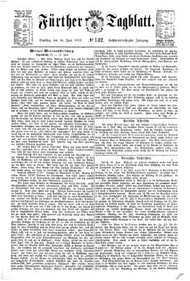 Fürther Tagblatt Samstag 14. Juni 1873