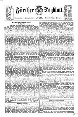 Fürther Tagblatt Mittwoch 24. September 1873