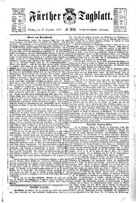 Fürther Tagblatt Dienstag 23. Dezember 1873