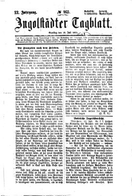 Ingolstädter Tagblatt Samstag 15. Juli 1871