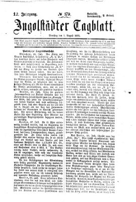 Ingolstädter Tagblatt Dienstag 1. August 1871