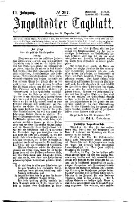 Ingolstädter Tagblatt Samstag 16. Dezember 1871