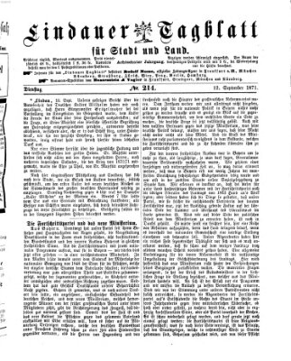 Lindauer Tagblatt für Stadt und Land Dienstag 12. September 1871