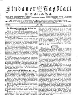 Lindauer Tagblatt für Stadt und Land Dienstag 16. Januar 1872