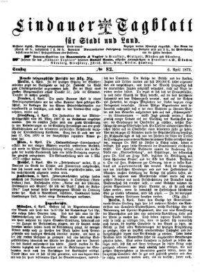 Lindauer Tagblatt für Stadt und Land Samstag 6. April 1872