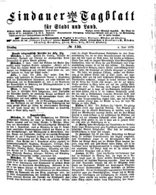 Lindauer Tagblatt für Stadt und Land Dienstag 4. Juni 1872