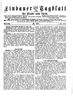 Lindauer Tagblatt für Stadt und Land Donnerstag 4. Juli 1872