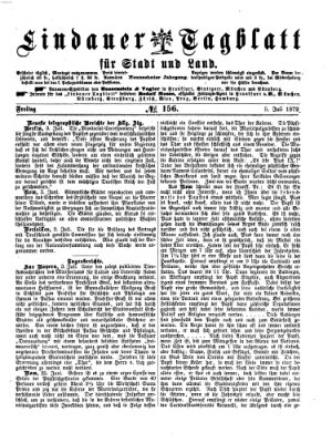 Lindauer Tagblatt für Stadt und Land Freitag 5. Juli 1872