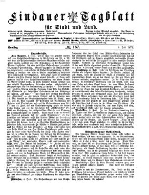 Lindauer Tagblatt für Stadt und Land Samstag 6. Juli 1872