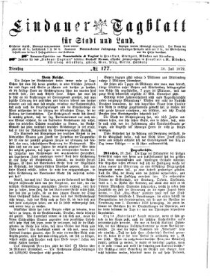 Lindauer Tagblatt für Stadt und Land Dienstag 30. Juli 1872
