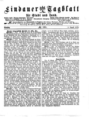 Lindauer Tagblatt für Stadt und Land Samstag 3. August 1872