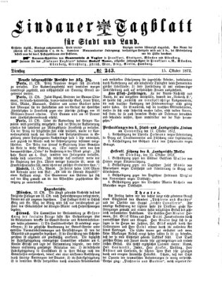 Lindauer Tagblatt für Stadt und Land Dienstag 15. Oktober 1872