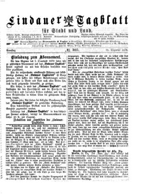 Lindauer Tagblatt für Stadt und Land Samstag 28. Dezember 1872