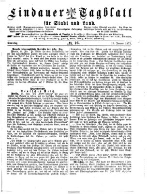 Lindauer Tagblatt für Stadt und Land Sonntag 19. Januar 1873