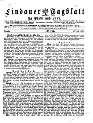 Lindauer Tagblatt für Stadt und Land Dienstag 15. Juli 1873