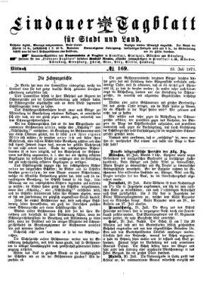 Lindauer Tagblatt für Stadt und Land Mittwoch 23. Juli 1873